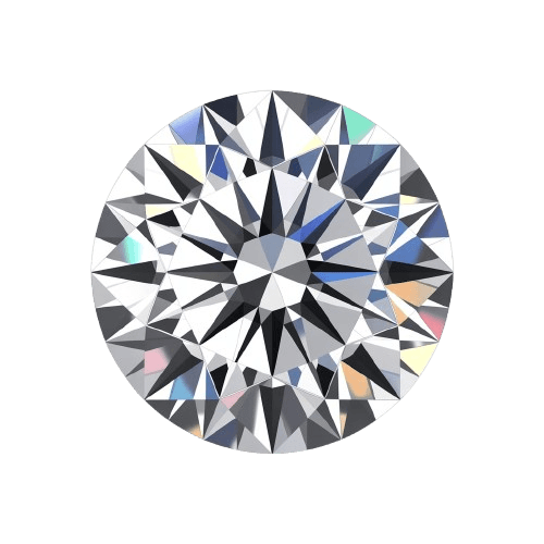 Round cut diamond