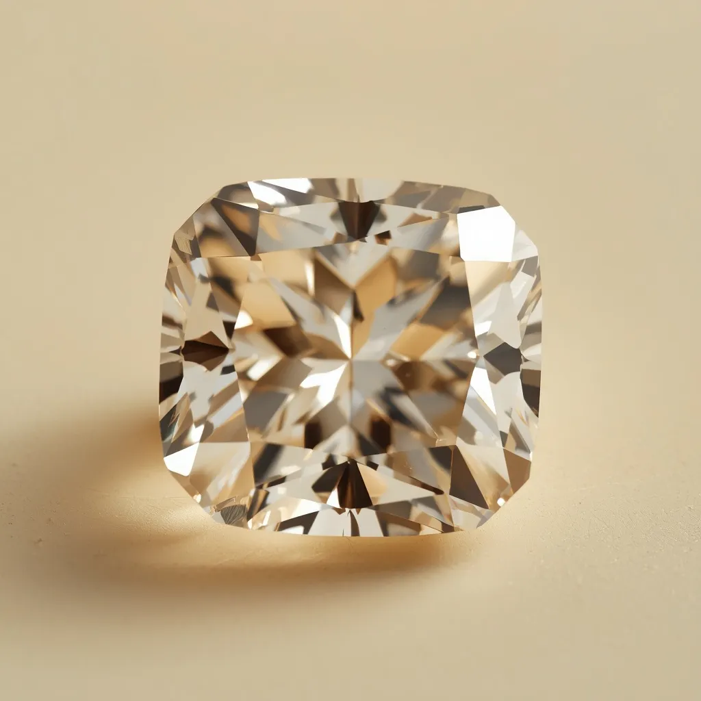 Cushion cut lab-grown diamond shape