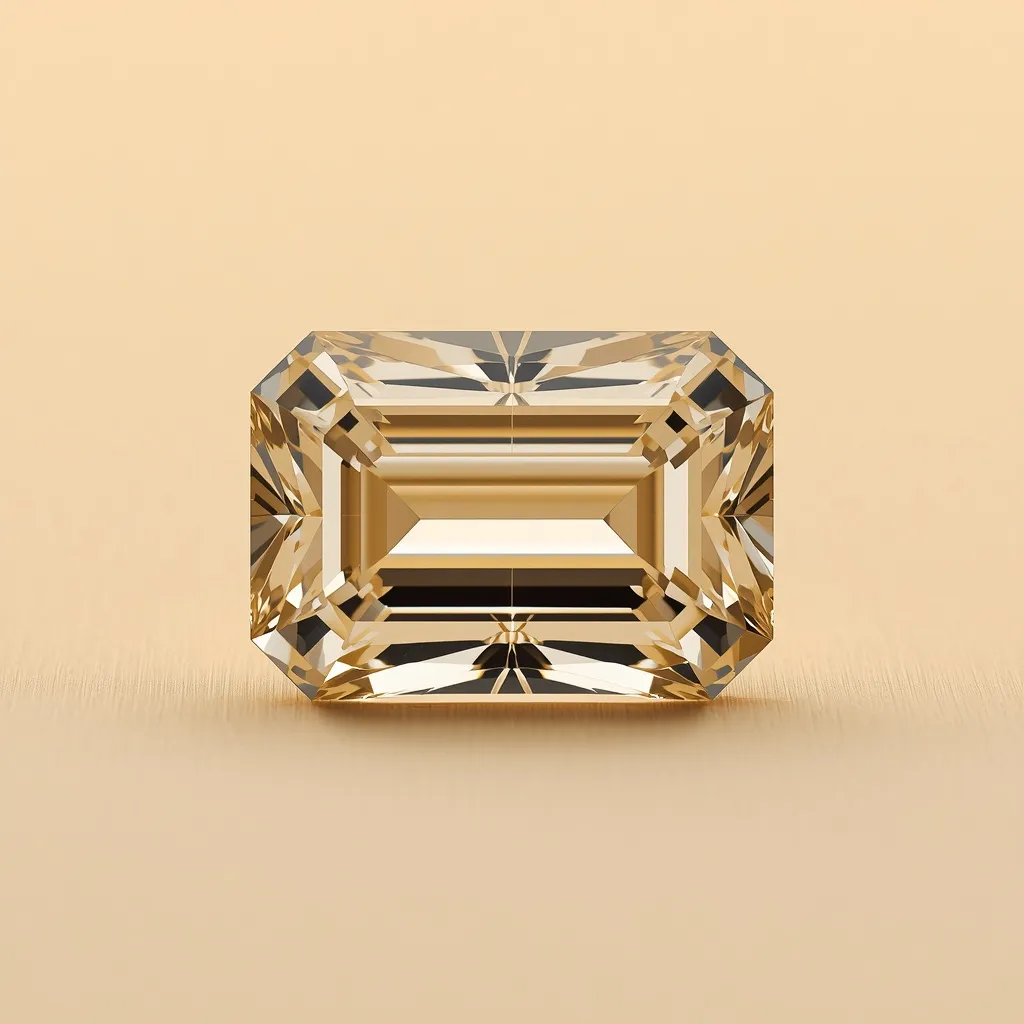 Emerald cut lab-grown diamond shape