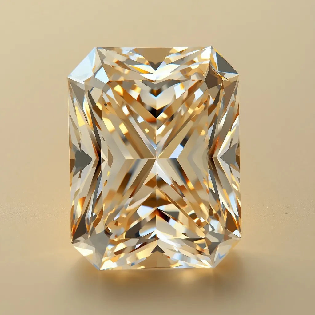 Radiant cut lab-grown diamond shape
